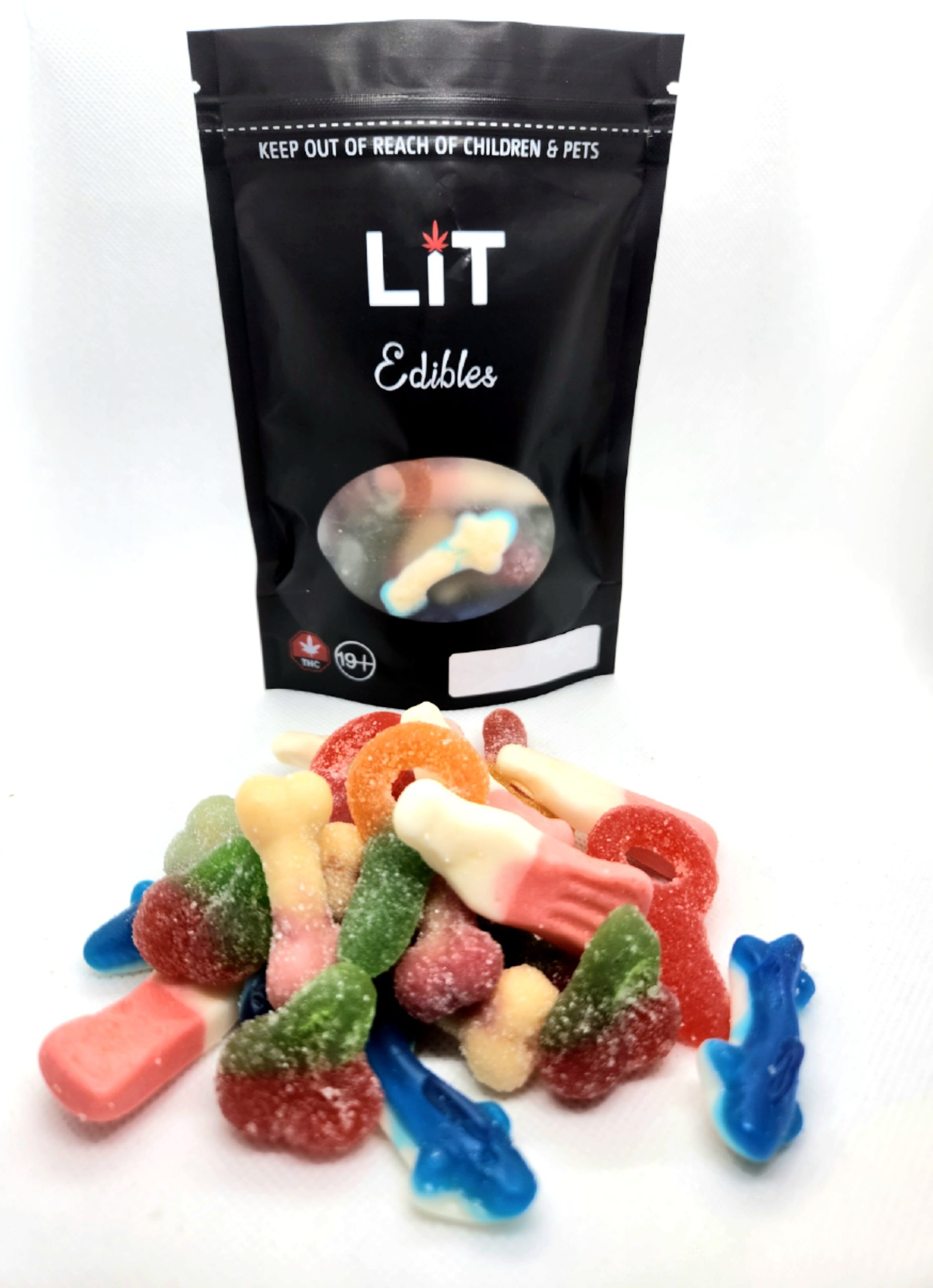 LiT X Eddies Edibles – Mixed Variety Gummy Candy Edibles Large (25 pcs x 1000mg)