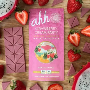 Strawberry Cream Party | Rosin White Chocolate | 20pk Sativa