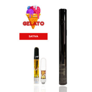 Gelato THC Vape Pen Kit or Refill Cartridge (Hybrid) 1000mg + battery + charger