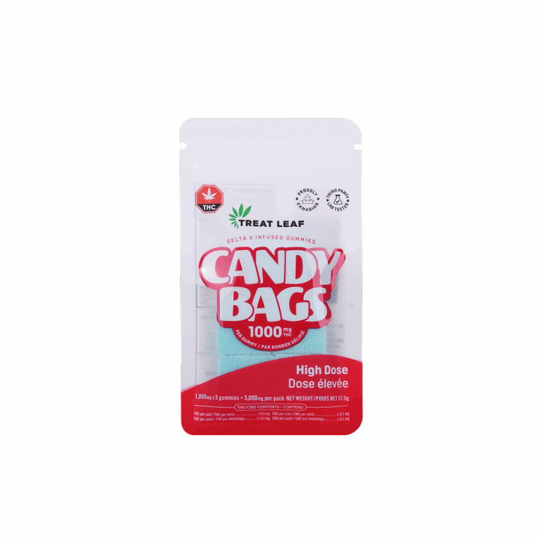 Treat Leaf HIGH DOSE 1000mg THC 5000mg Total THC per bag